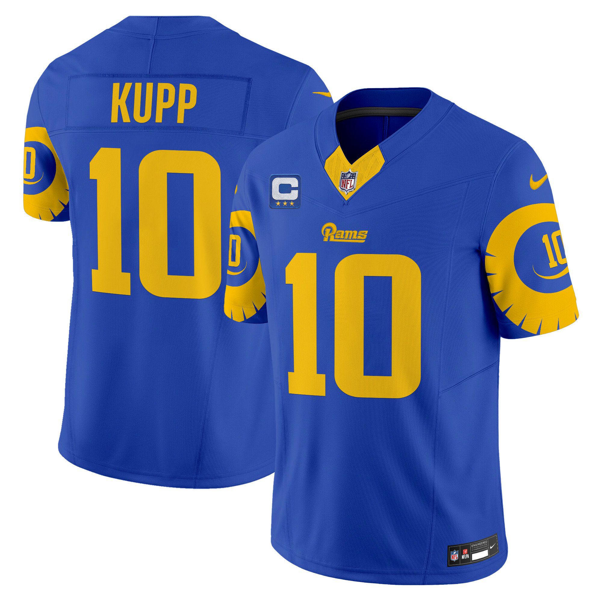 Men Los Angeles Rams 10 Kupp Blue 2024 Nike Special Vapor Limited NFL Jersey